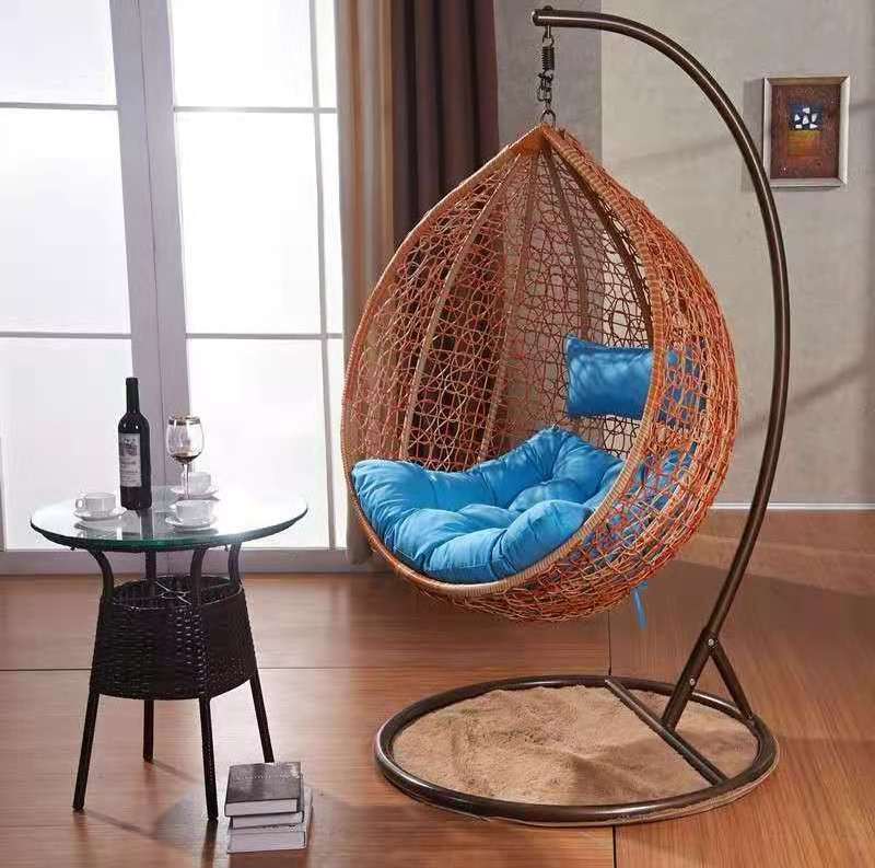 Outdoor Furniture Hanging  Chair Rattan Eggs Swing Ceiling Hanging Chair