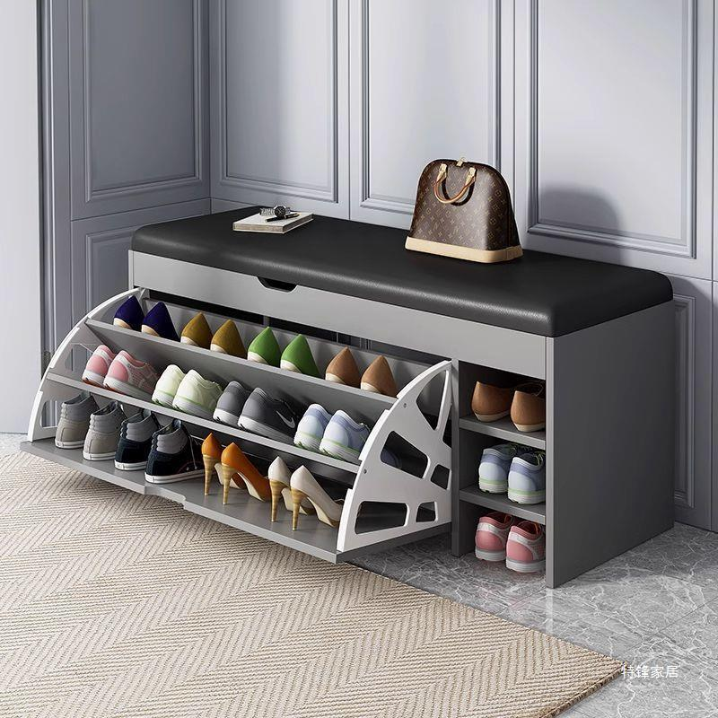 Living room furniture shoe display rack bench shoe shelf space save storage wooden shoes cabinet racks