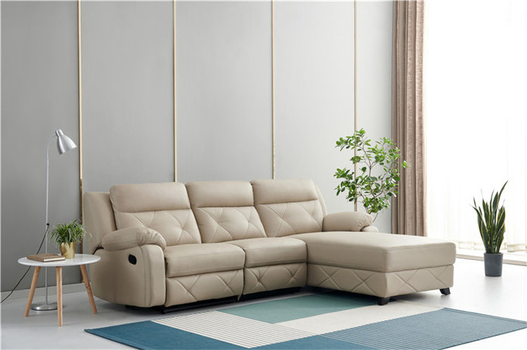 Modern Living Room Lazy Boy Recliner Sofa Cum Bed Transformer Metal Frame Sectional Leather Sofa Bed