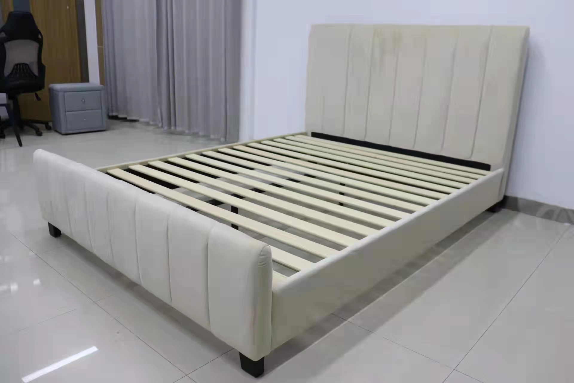 Luxury Furniture Modern Bed Cheapest Wood Platform Exotic Bed Frames Modular Bed Frame