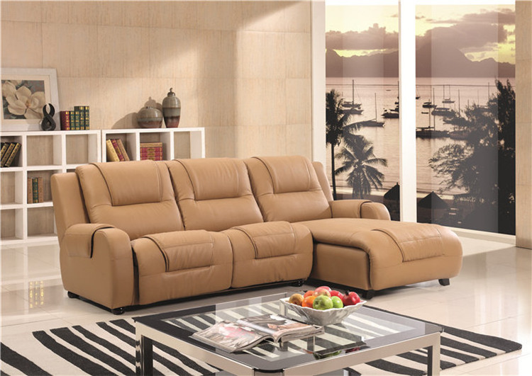 Modern Living Room Lazy Boy Recliner Sofa Cum Bed Transformer Metal Frame Sectional Leather Sofa Bed