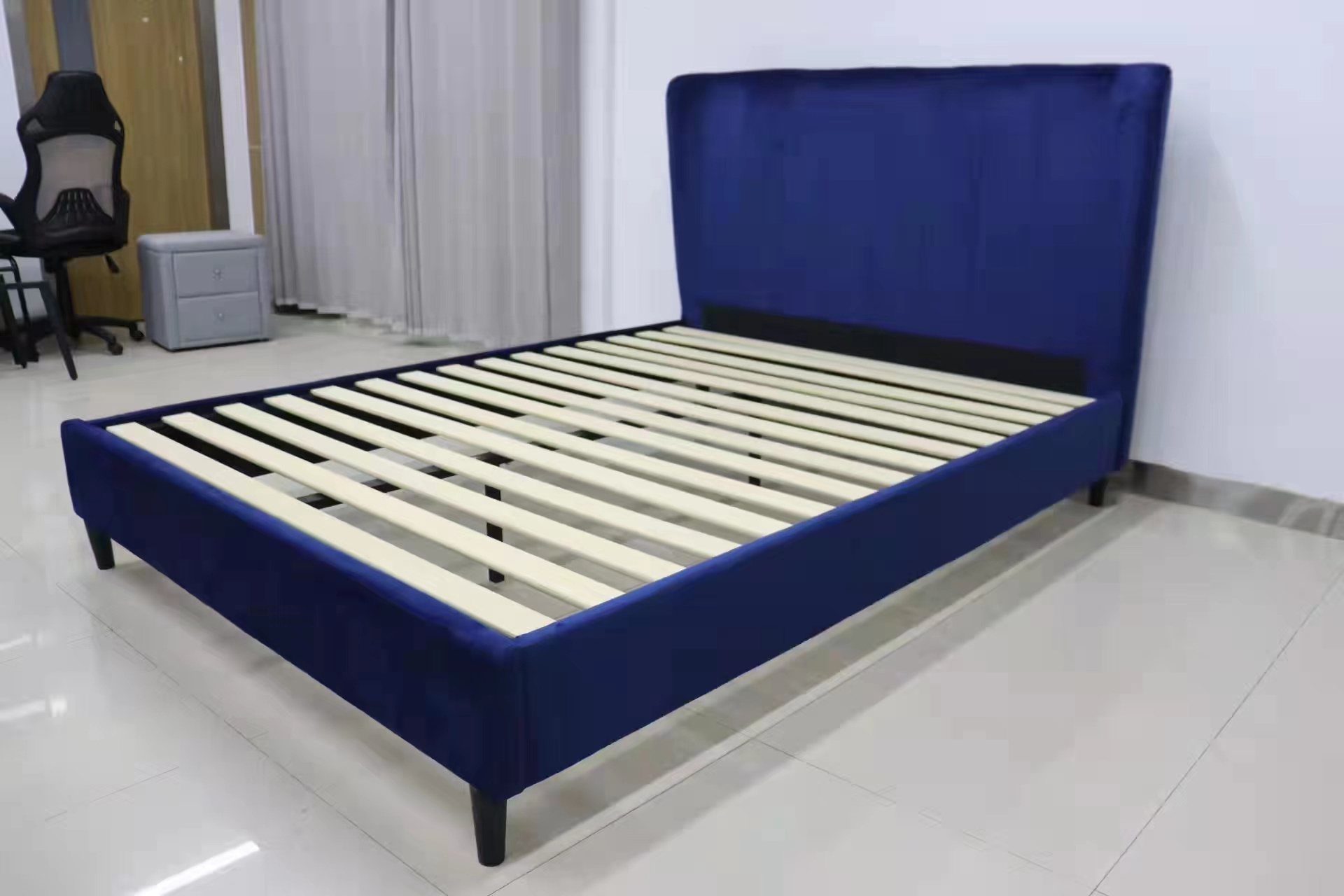 Luxury Furniture Modern Bed Cheapest Wood Platform Exotic Bed Frames Modular Bed Frame