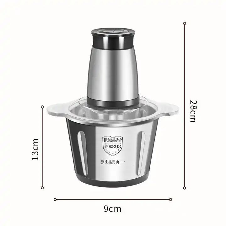 High Quality Factory Price Powerful  Kitchen Expert Vegetable Stainless Steel Electric Mincer Meat Grinder