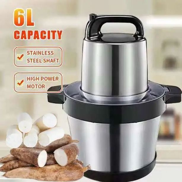 Electric 6L Meat / Vegetable Grinder Cassava Fufu Mixer Pounder Fufu Machine in Ghana