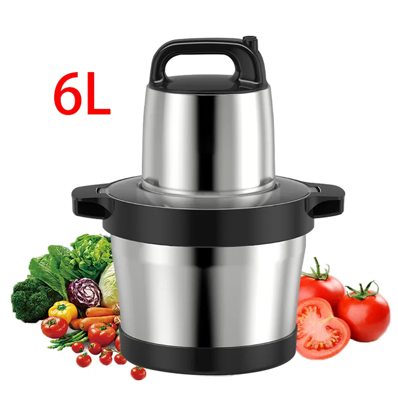 Yam Pounder Machine 6L Meat Chopper Fufu Pounding Blender Portable Multifunction Electric Meat Grinder