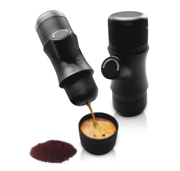 Factory Direct Classical Mini Trip Outdoor Single Cup 80ML Espresso Car Use Portable Coffee Maker