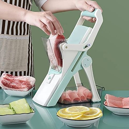 Multifunctional 3 in 1 Safe Use Manual Stainless Steel Chopper Vegetable Fruit Cutting And Slicing Machine Salad Cutter