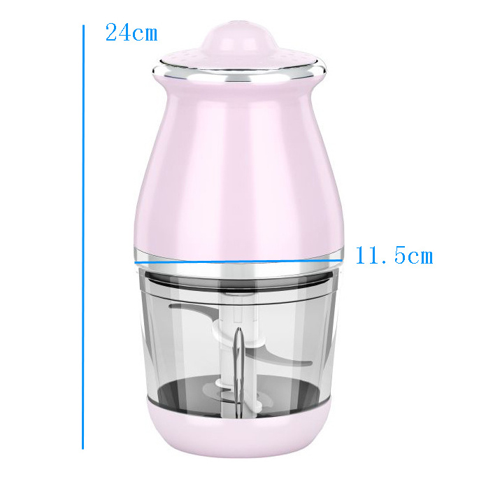 Factory directly selling Mini Glass  baby food processor and electric meat vegetable and fruit chopper