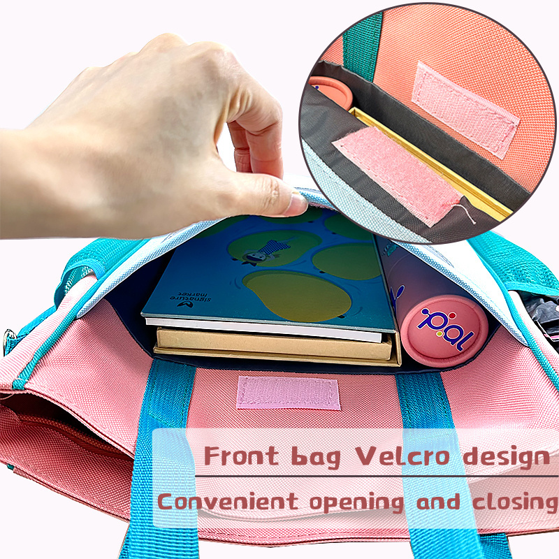 2023 New Fashion Utility Tutorial Bag Kids Handbag Polyester School Stationery Bag for Students