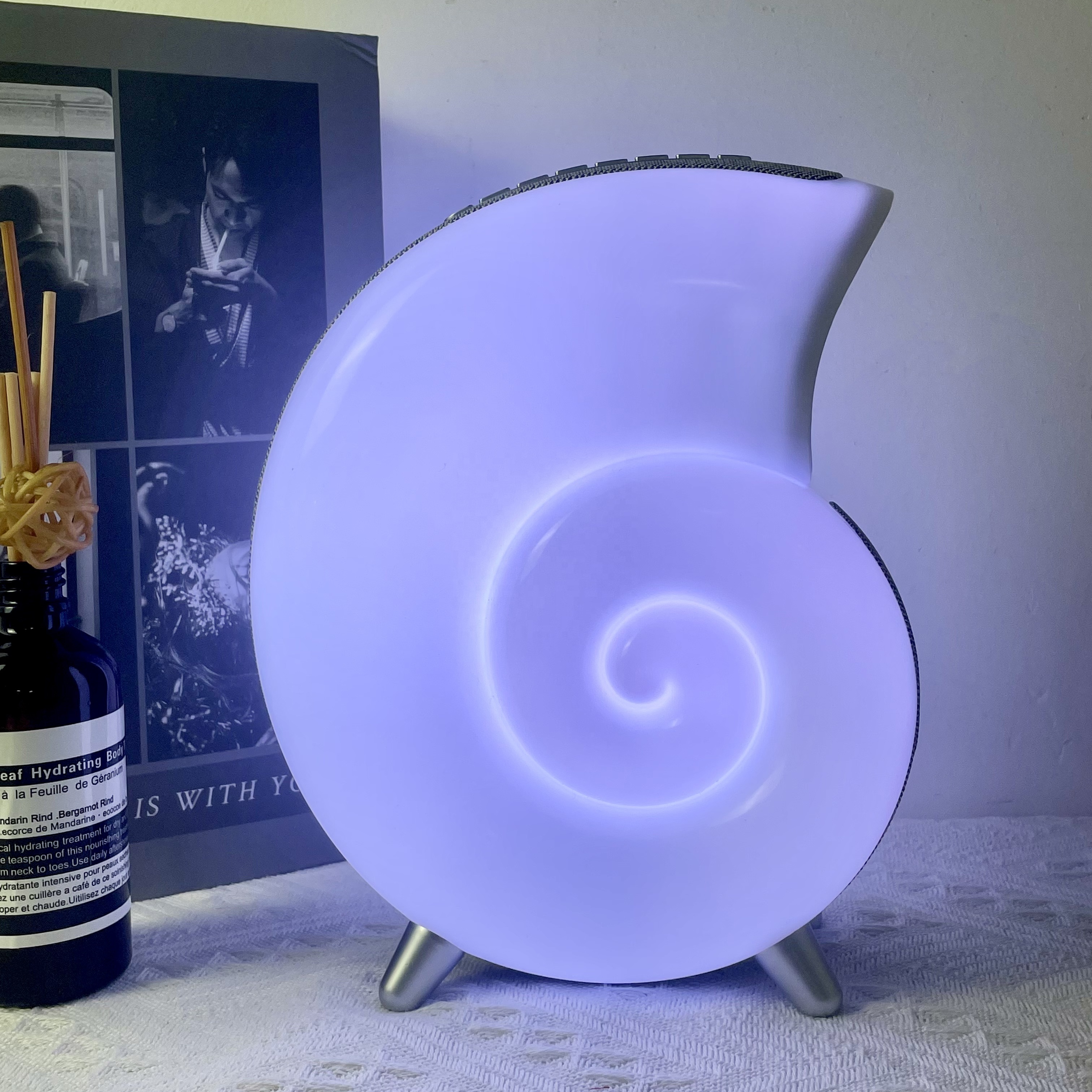 Conch Music Lamp with APP Control White Noise High Sound Quality Bluetooth Speaker