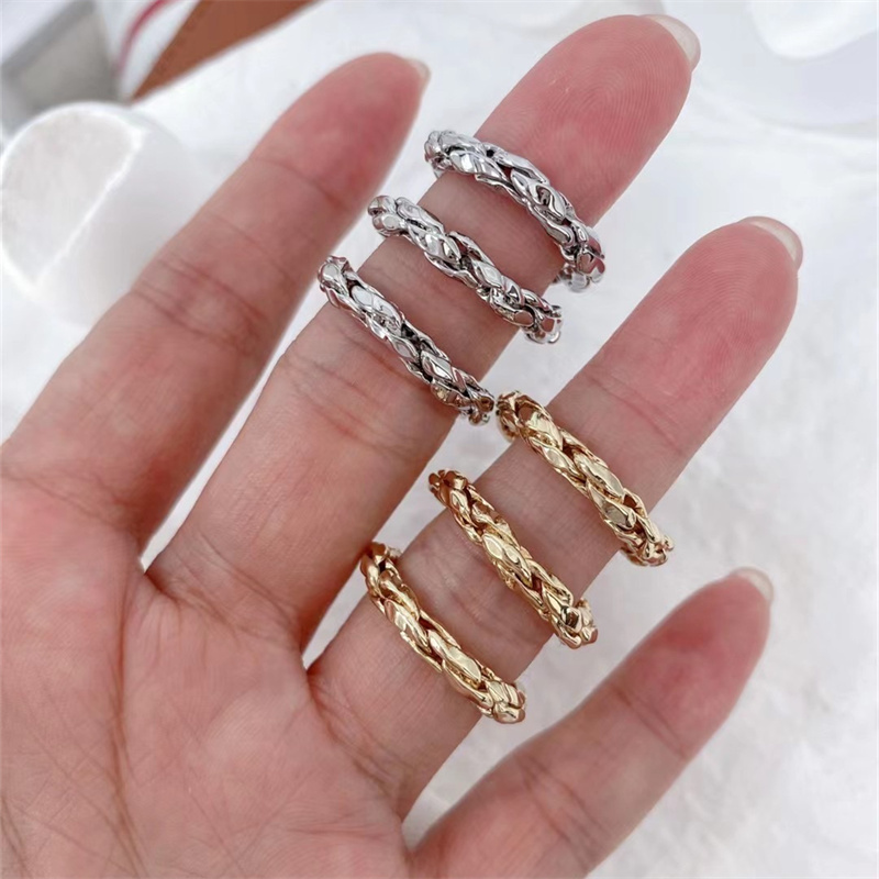 Hot Sale Cheap Price 24k Gold Engagement Weddings Rings Jewelry Women 925 Silver Fashion Open Adjustable Couple Ring For Women