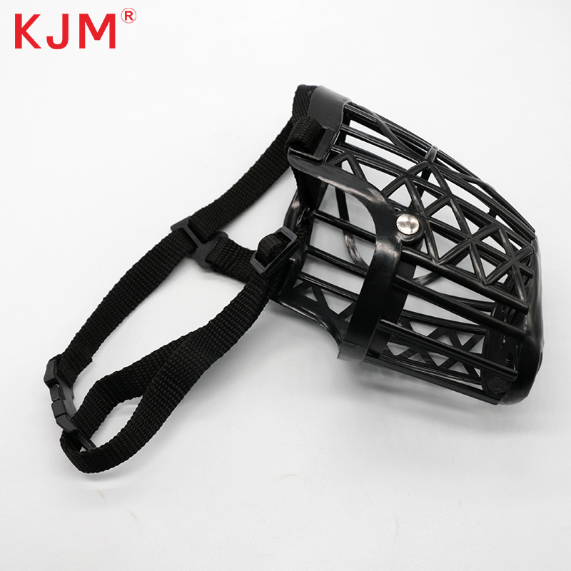 KJM Pet Dog Muzzle Breathable Basket Muzzles for Small Medium Large and X-Large Dogs Stop Biting Barking Chewing