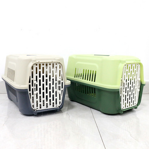 Pet Product Small Animal Dog Travel Carrier Cage Airplane Dog Kennels Plastic Cage for Traveling Cage