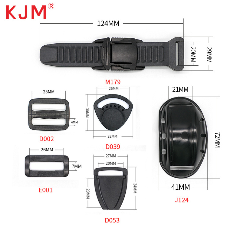 Motorcycle Bicycle Plastic Safety Quick Release Helmet Buckle