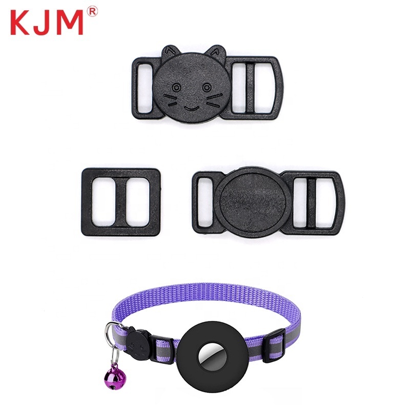 Pet Accessories 10mm Small Collar Clip Plastic Pet Cat Breakaway Buckle for Cat Collar