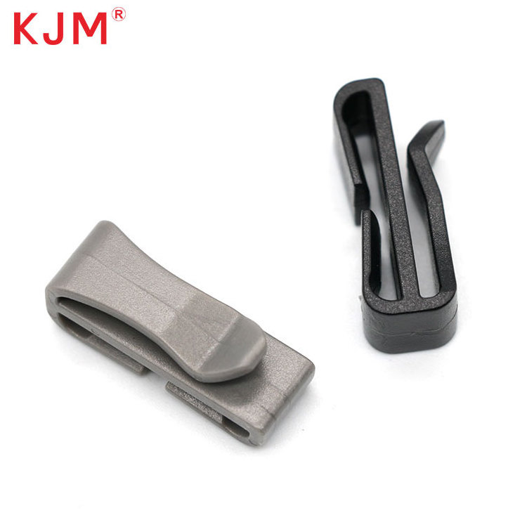 KJM Factory Price Quik-Slip Strap Keeper Buckle Clip 38mm Plastic Adjustable Luggage Belt Release Buckle with Combination Lock