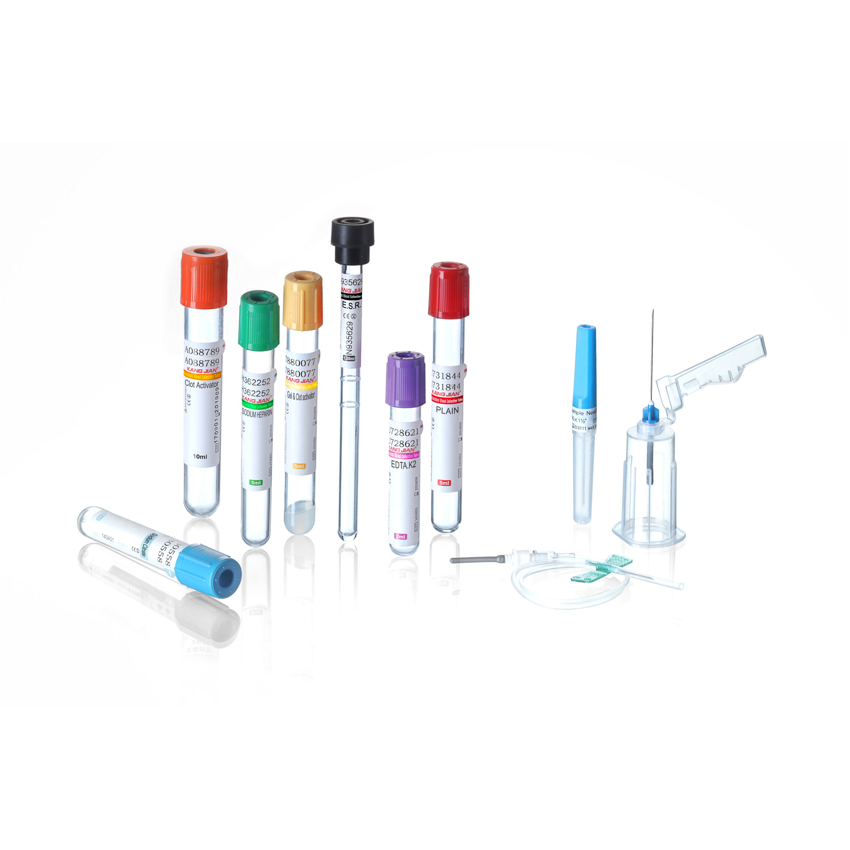 Hospital medical 4ml yellow top Gel & Clot Activator vacutainer disposable sterile vacuum blood collection tube