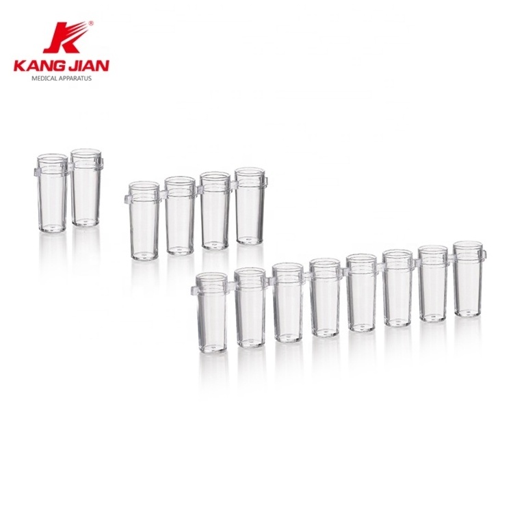 Disposable plastic PS coagulometer cuvette for analyzer