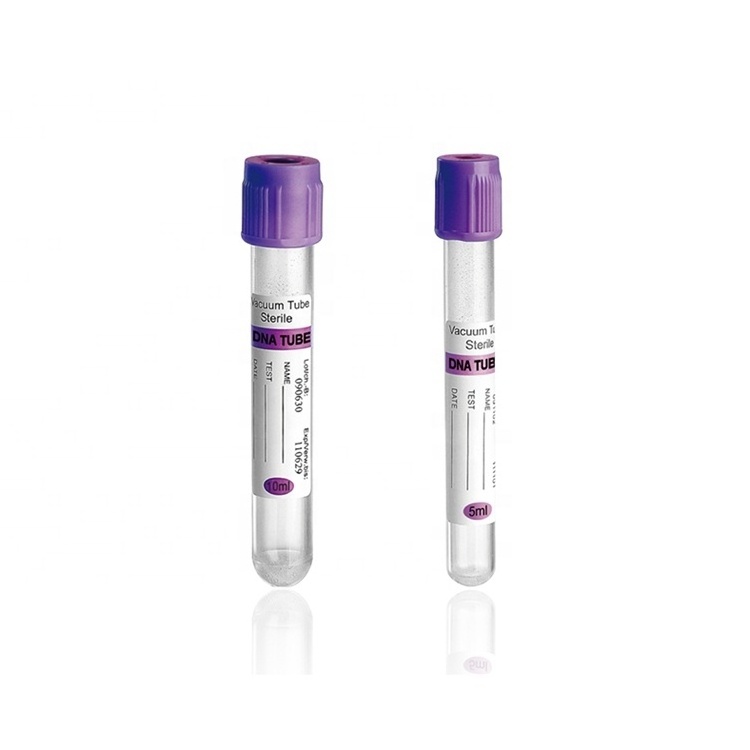 purple top k3 edta vacuum blood collection tubes