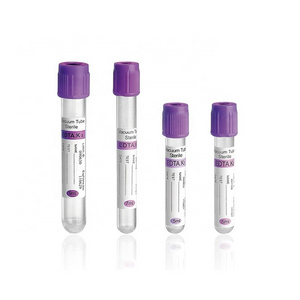 purple top k3 edta vacuum blood collection tubes