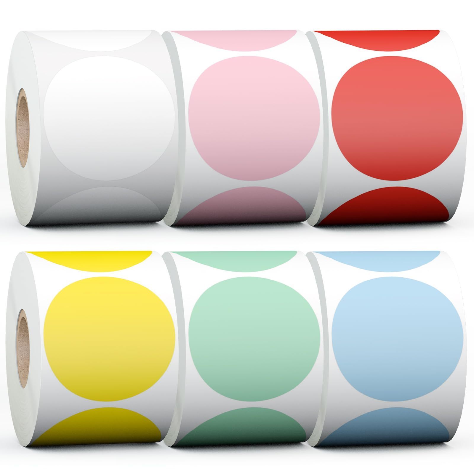 Custom Thermal Label Roll,4 Colour Thermal Label Roll Paper Label 60*80mm 38*25mm