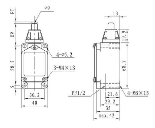 KJT CE Certified Direct factory selling High Sensitive Rotari Limit Switch with Good Price