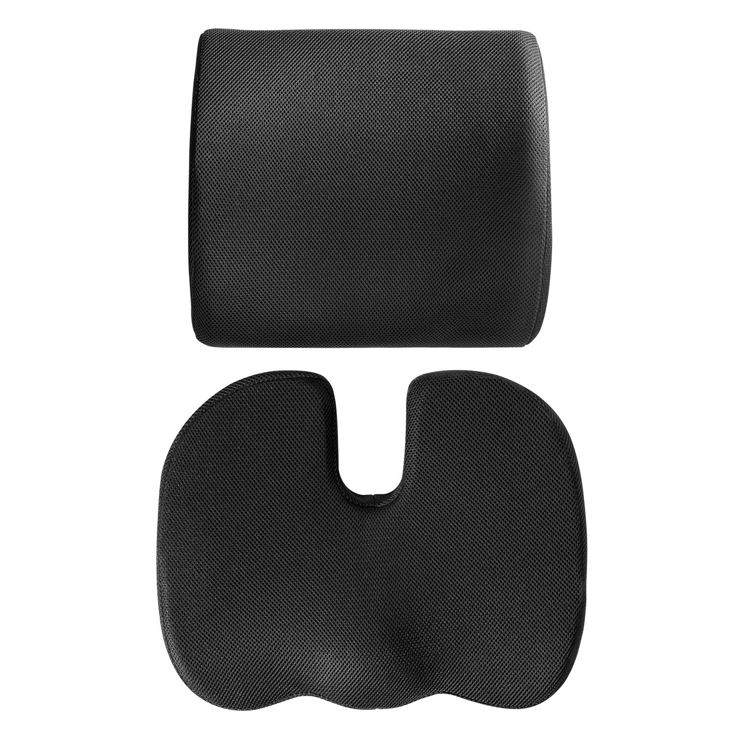 Office Chair Coccyx Orthopedic Cooling Comfort Silicone  Gel Memory Foam Seat Cushion