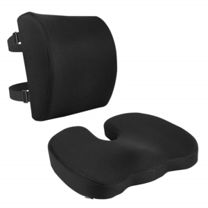 Office Chair Coccyx Orthopedic Cooling Comfort Silicone  Gel Memory Foam Seat Cushion