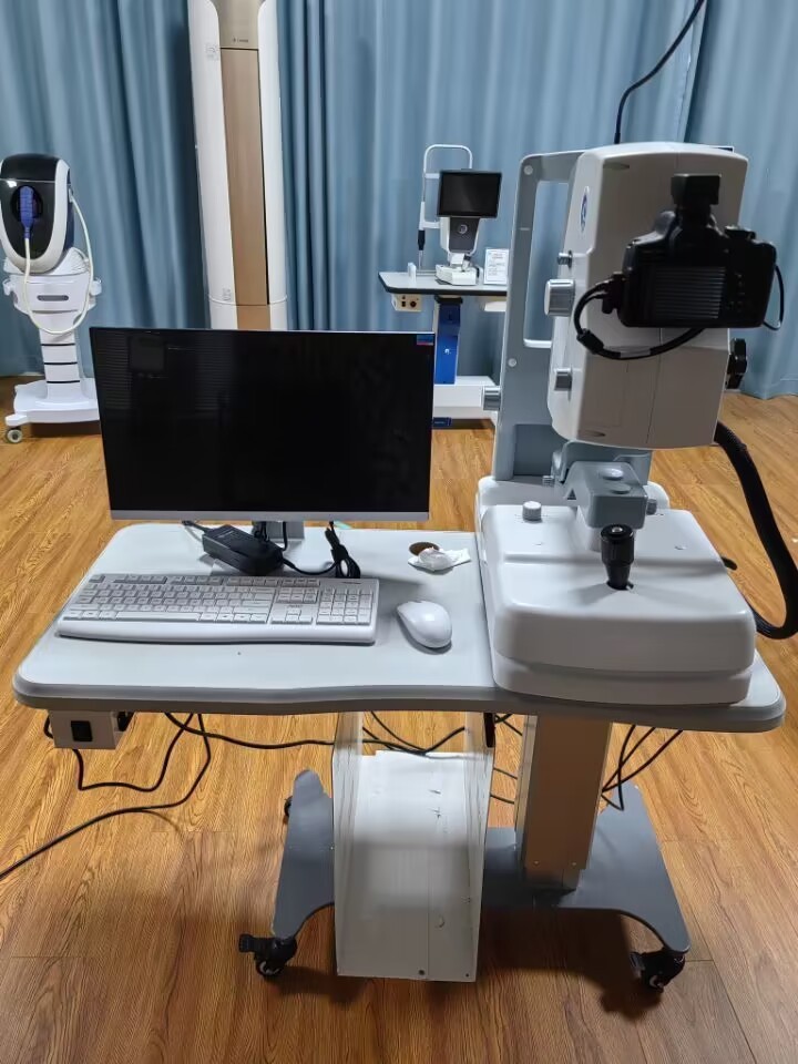 Top Quality Achieve Real-time Monitoring Non Mydriatic Eye Fundus Camera with Dual Screens