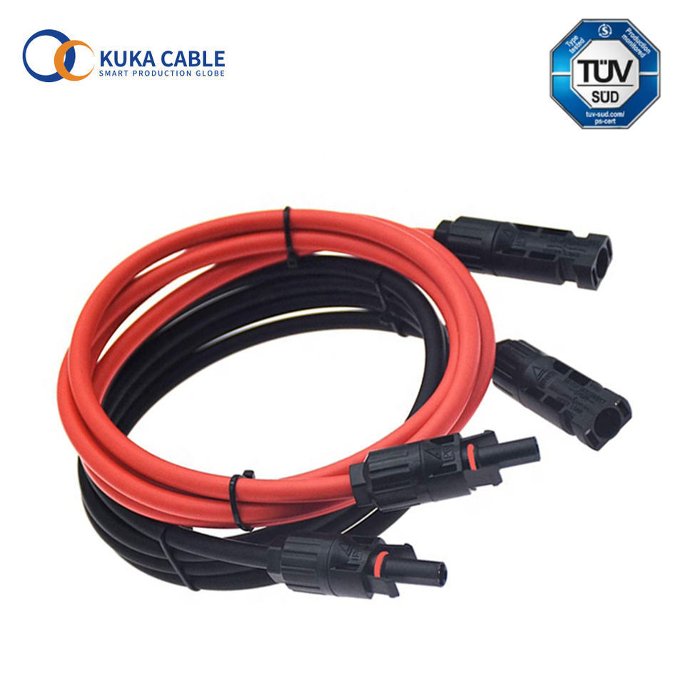 2.5mm 4mm 6mm 10mm Solar Panel PV Cable Wire 1000v 1500v XLPO Tinned Copper DC Power Inverter Solar Cable