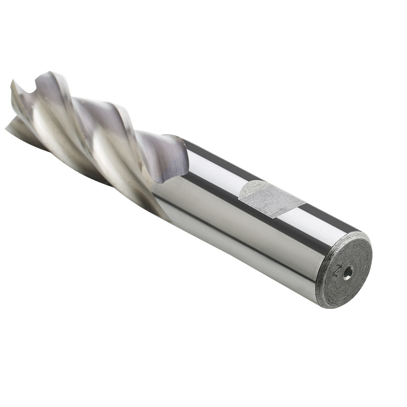 CNC cutting tool High Speed Steel 3 Flute 4 Flute Straight Shank HSS End Mill 2 Flute Keyway Milling cutter