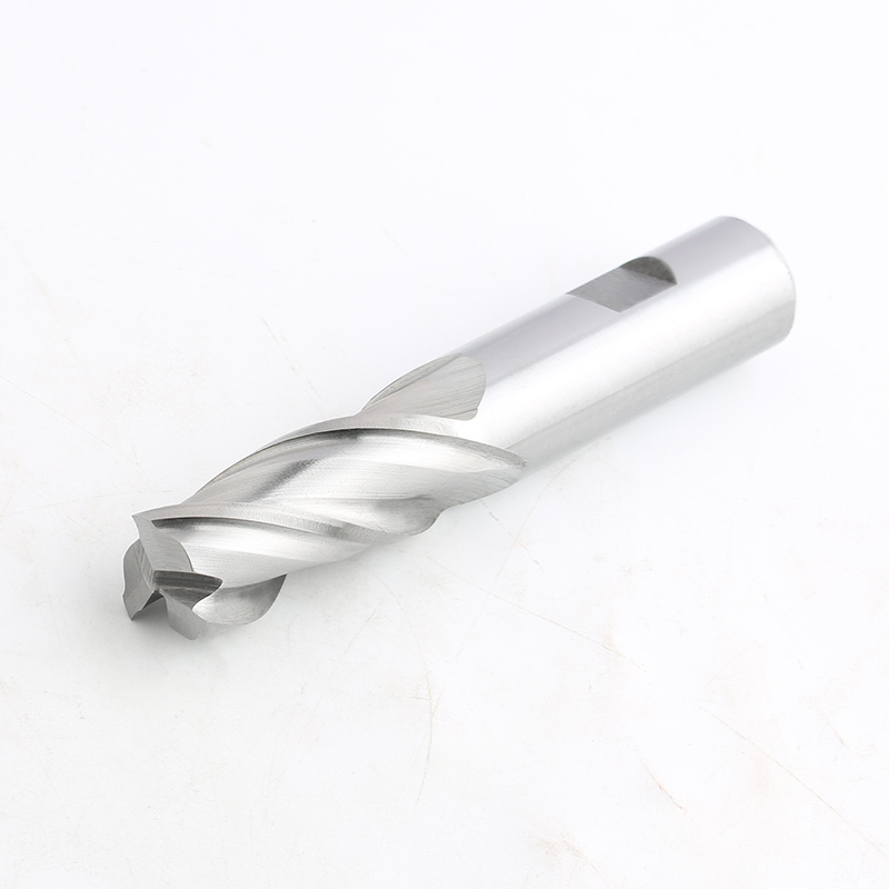 CNC cutting tool High Speed Steel 3 Flute 4 Flute Straight Shank HSS End Mill 2 Flute Keyway Milling cutter