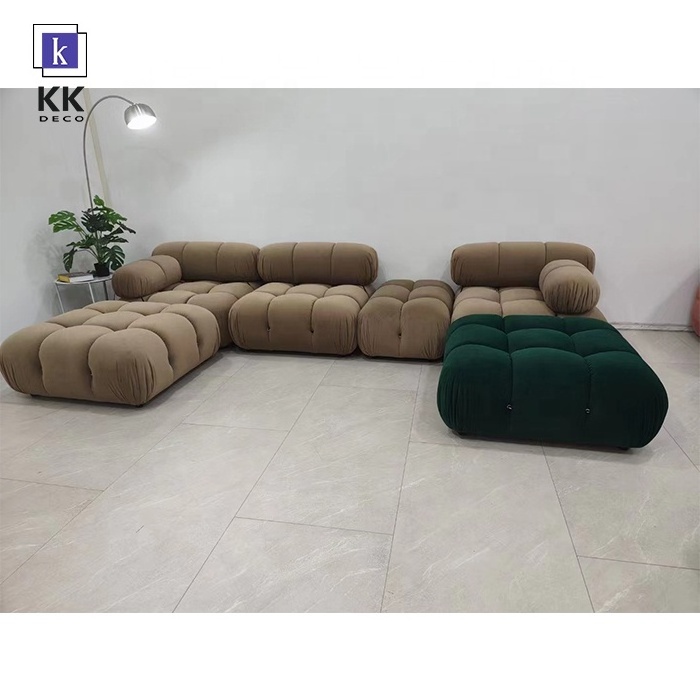 Fancy Living room furniture modular sectional deep seating french couch sofa set