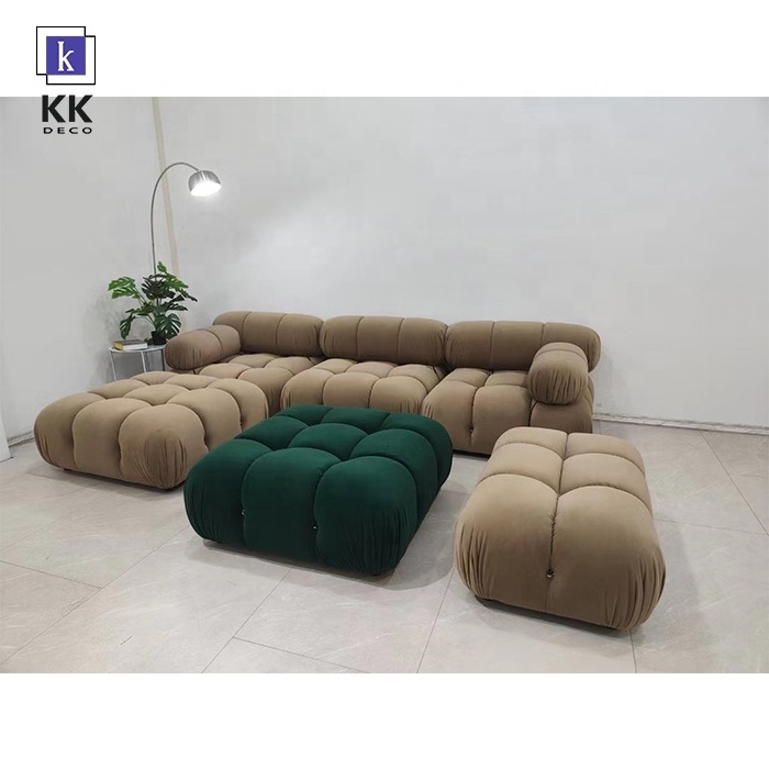 Fancy Living room furniture modular sectional deep seating french couch sofa set