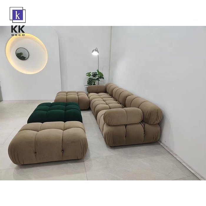 Fancy Living room furniture modular sectional deep seating french couch sofa set