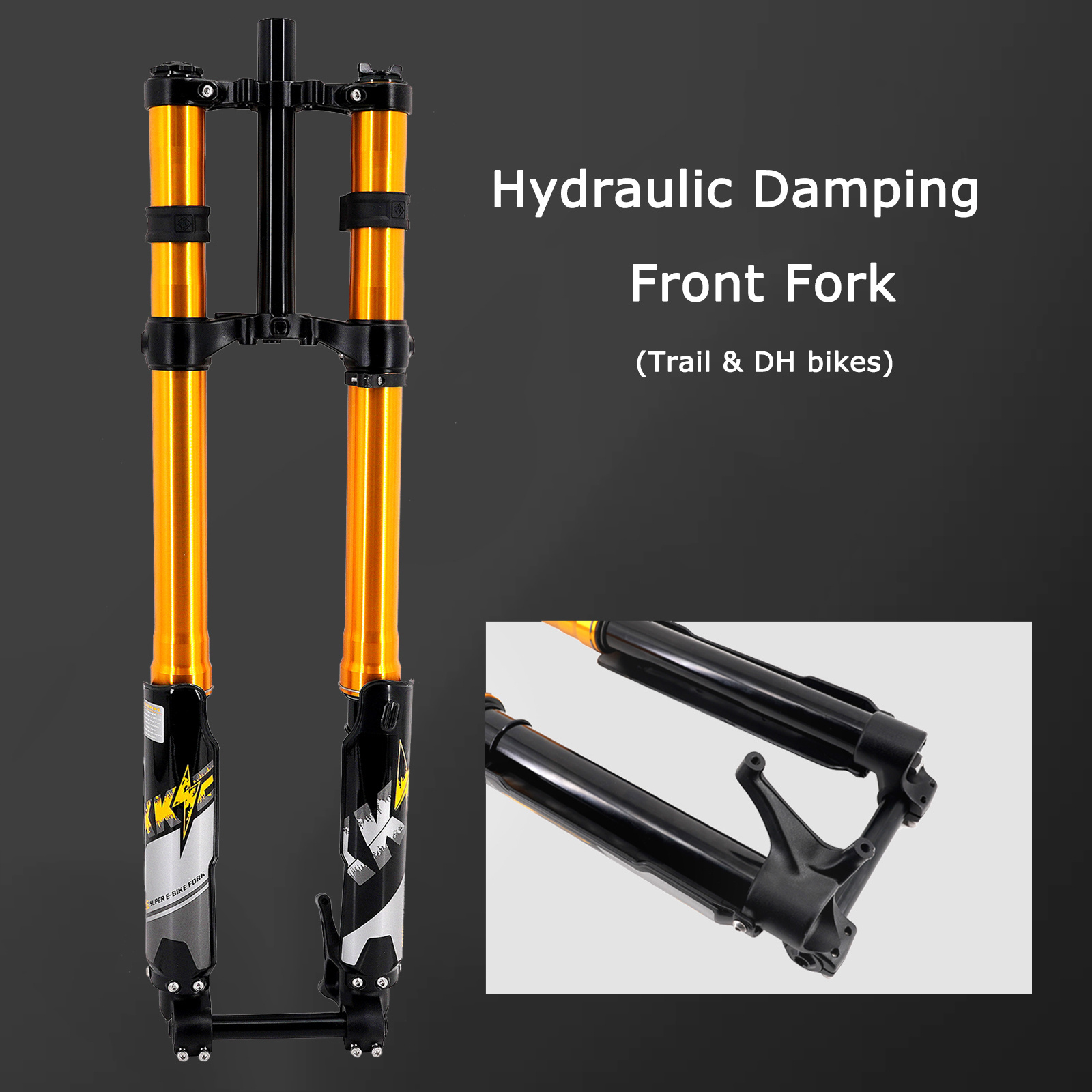 KKE New-Modified Front Fork Suspension Fit For SURRON Light Bee / Light Bee X 2019-2023 with 210mm Travel