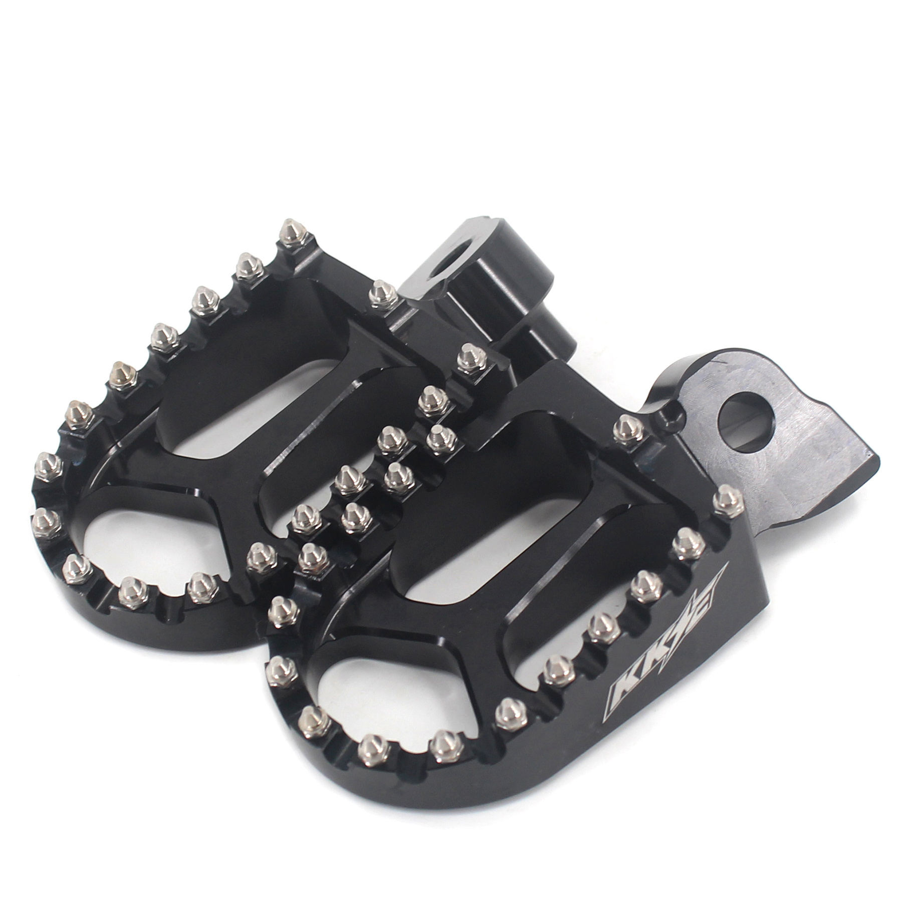 KKE Foot Pegs Footrest Pedals Compatible with YAMAHA YZ85 YZ125/250 YZ250F YZ426F YZ450F WR250F Motorcycle Aluminium Parts