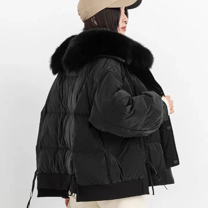 2024 OEM ODM customized the latest winter quality soft and comfortable plush women's down jacket faux fur women's coat