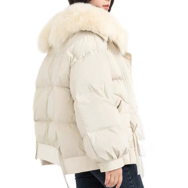 2024 OEM ODM customized the latest winter quality soft and comfortable plush women's down jacket faux fur women's coat