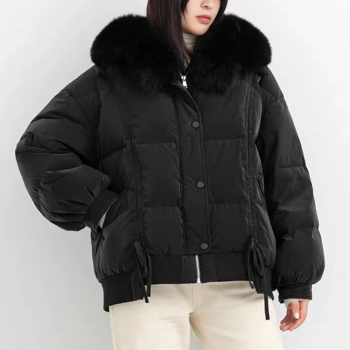 2024 OEM ODM customized the latest winter quality soft and comfortable plush women's down jacket faux fur women's coat