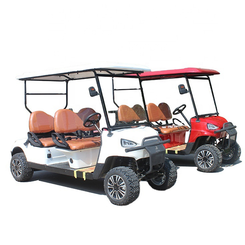 New 4 Seater Off-Road Electric Hunting Golf Cart 48V 5KW 4 Seater Golf Cart For Sale