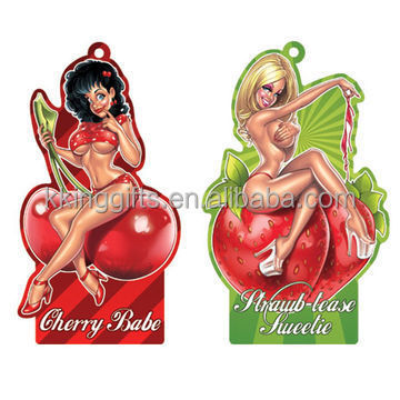 Personality Sexy Perfumed Fragrance Truck Hanging Sexy Girl Hips Paper Car Air Freshener Car Ornaments