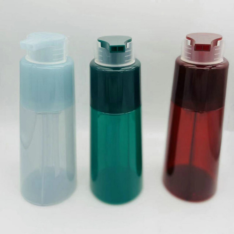 Double Tube Cosmetic New Bottle 200ml 300ml 400ml 500ml Dual Chamber Airless Pump Bottle Unique Hair Dye Bottle