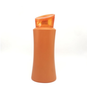 Squeeze Plastic Bottle Cosmetic Packaging 80ml 90ml 180ml 380ml 680ml Household Use Lotion Bottle Orange Shampoo Bottle