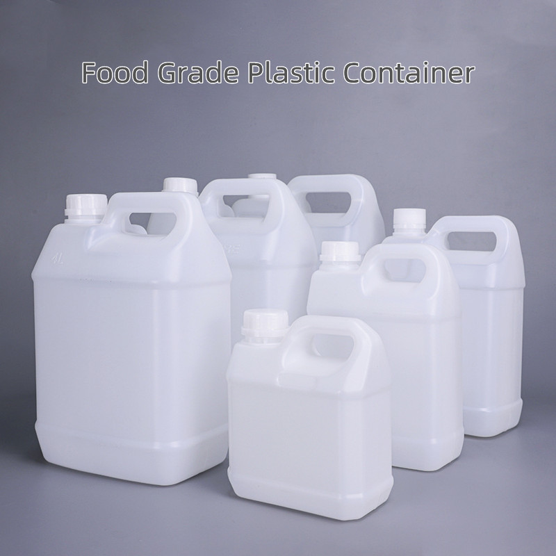 1L 2L 4L 5L 6L Gallon Heavy Duty Plastic Container Food Grade Plastic Cane Syrup Bottle Beverage Packing Bottles For Liquid