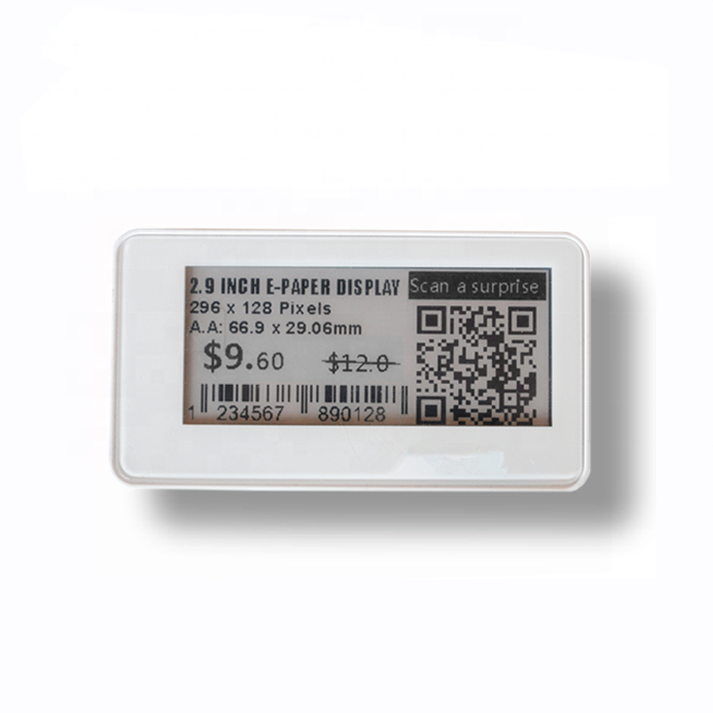 New Design BLE 5.0 E-ink Display Supermarket Warehouse ESL 2.13inch Electronics Shelf Price Label