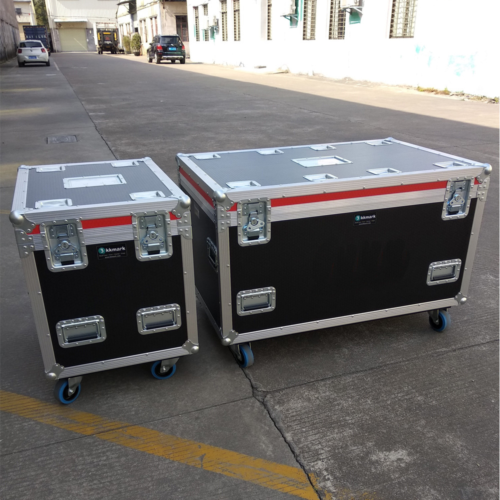 KKMARK used Half Trunk Utility Flight Road Case with Wheels Casters