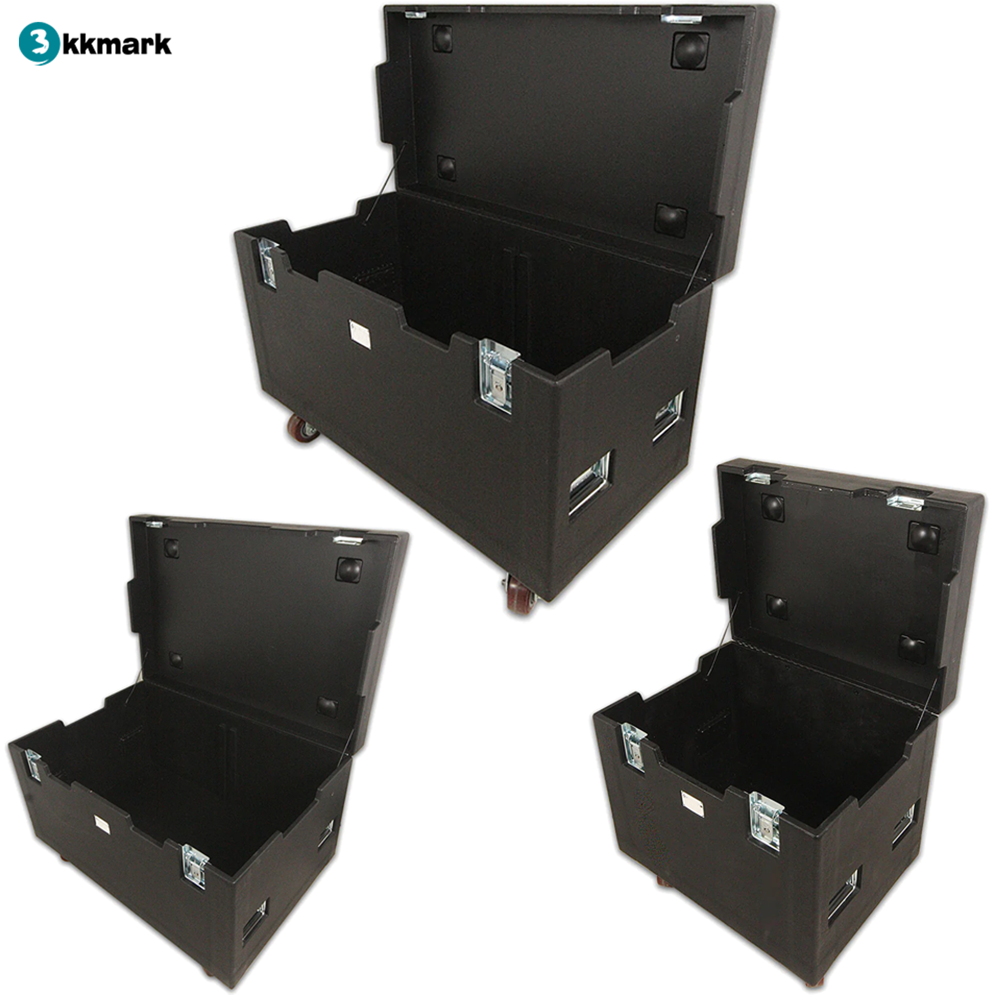 Customized Outdoor Removable stackable carrying moving fiberglass Fiberglassed utility trunk pack Flight road Case