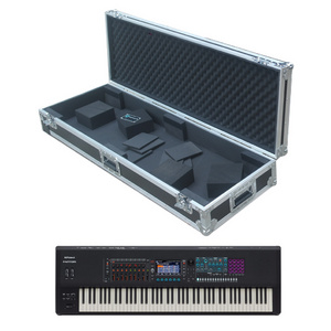 portable gig ready road ATA flight case keyboard case for Roland Fantom 8 Keyboard Synthesizer