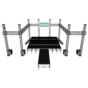 Aluminum Truss System Portable Stage for Concert Event Lights Show